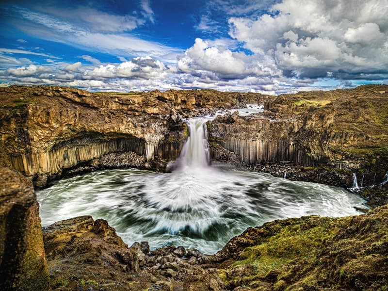 Iceland is said to have&#160;more than 10.000 waterfalls